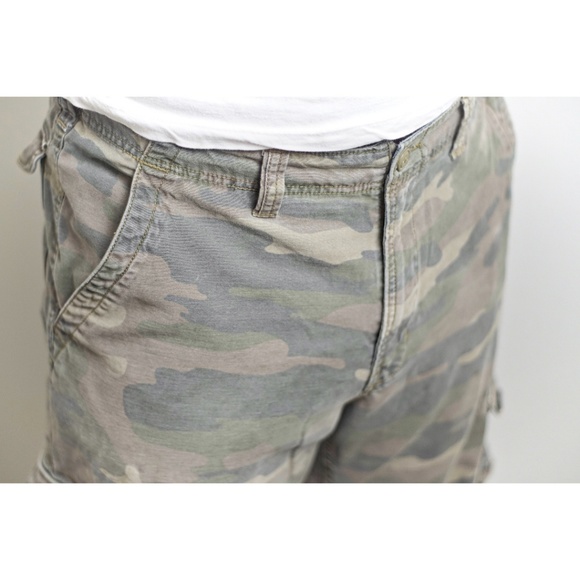 Pantalon Cargo Camouflage Garçon Faded Glory - Taille 10 Husky - Déchiré Délavé